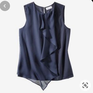 3.1 Phillip Lim ruffle blouse blue XS